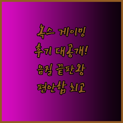 녹스 게이밍 헤드셋 사용 후기.. 놀라운 음질과 편안함은 사실일까?