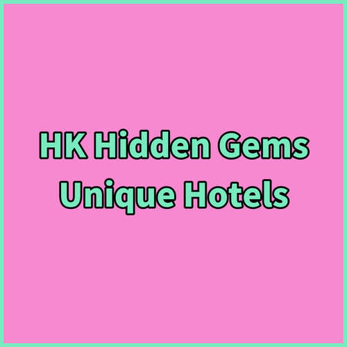 Discover Hong Kong's Hidden Gems! Three Unique Hotel Experiences Await