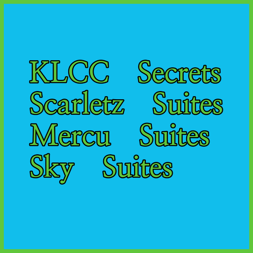 Discover KLCC's Best Kept Secrets.. Scarletz Premier Suites, Mercu Summer Suites, and Sky Suites!