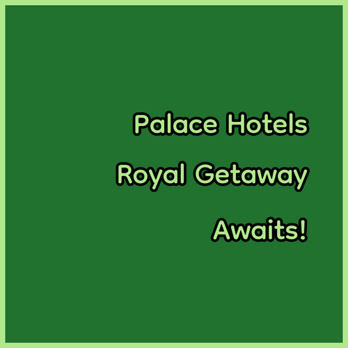Rajasthan Palace Hotels? A Royal Getaway Awaits!