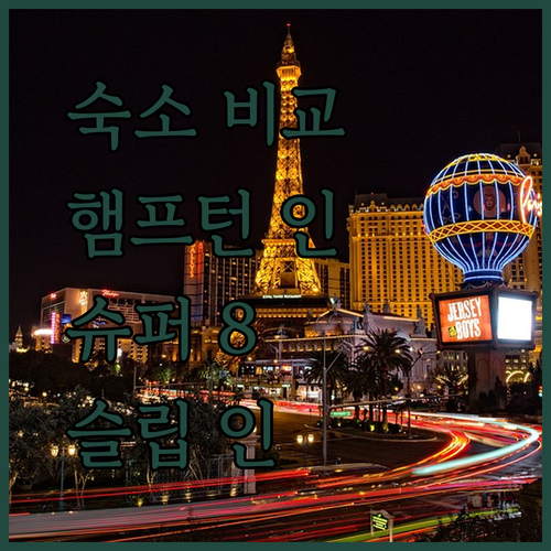 모건턴 여행의 완벽한 숙소.. 햄프턴 인, 슈퍼 8, 슬립 인 비교 분석!