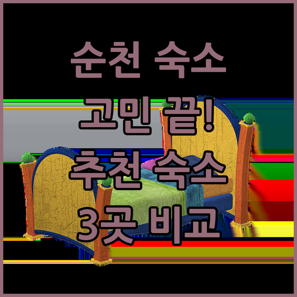 순천 숙소 고민 끝! 나무늘보 호텔부터 칸모텔, 호텔 본까지! 여행 전문가가 추천하는 최고의 선택!