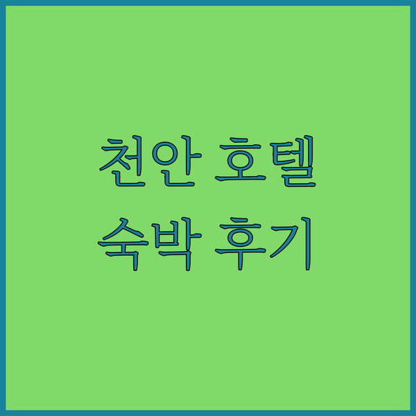 천안 호텔 생생 리뷰 라마다 앙코르, 브라운도트, 더 스카이 숙박 후기 대방출!