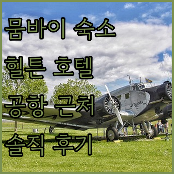 뭄바이 힐튼 호텔 숙박 후기! 공항 근처 최고인가요?
