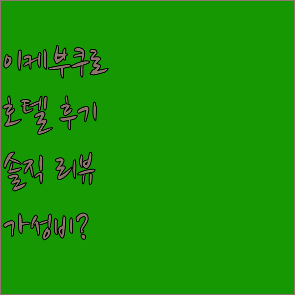 이케부쿠로 호텔 메트로폴리탄, 숨겨진 매력과 아쉬움 솔직 후기!