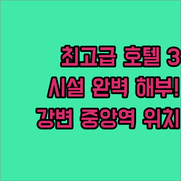 알트마르크트 강변 중앙역 드레스덴 3대 프리미엄 호텔 위치와 시설 전격 해부